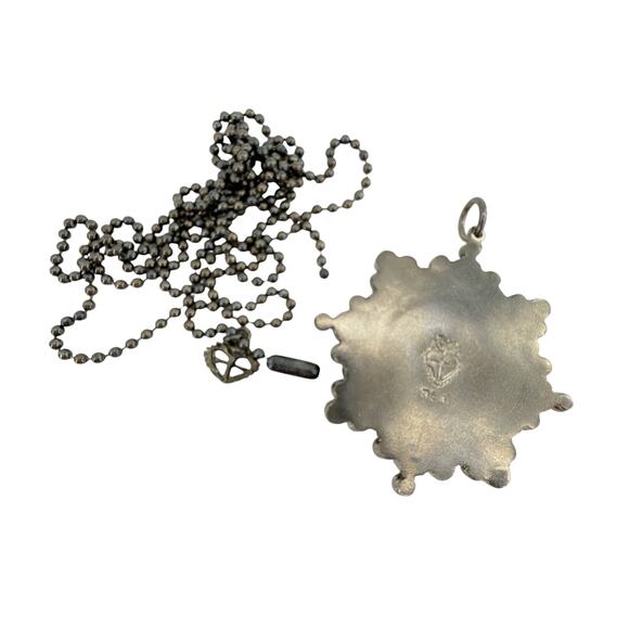 VIRGINS SAINTS & ANGELS VSA Cloister San Benito Charm Necklace in Gunmetal - Picture 7 of 9